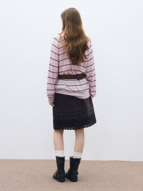 Breezelane Wool Stripe Top